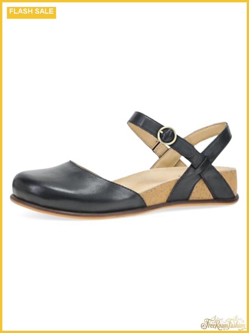 Dansko Christine Mary Jane Low Wedge Women's Shoes Leather Comfort